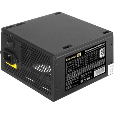 Блок питания 600W EXEGATE 80 PLUS® 600PPH-LT-OEM EX282044RUS-OEM