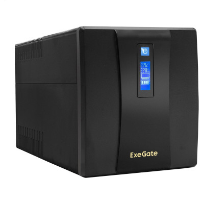 Источник бесперебойного питания EXEGATE SPECIALPRO SMART LLB-1600.LCD.AVR.4SH.RJ